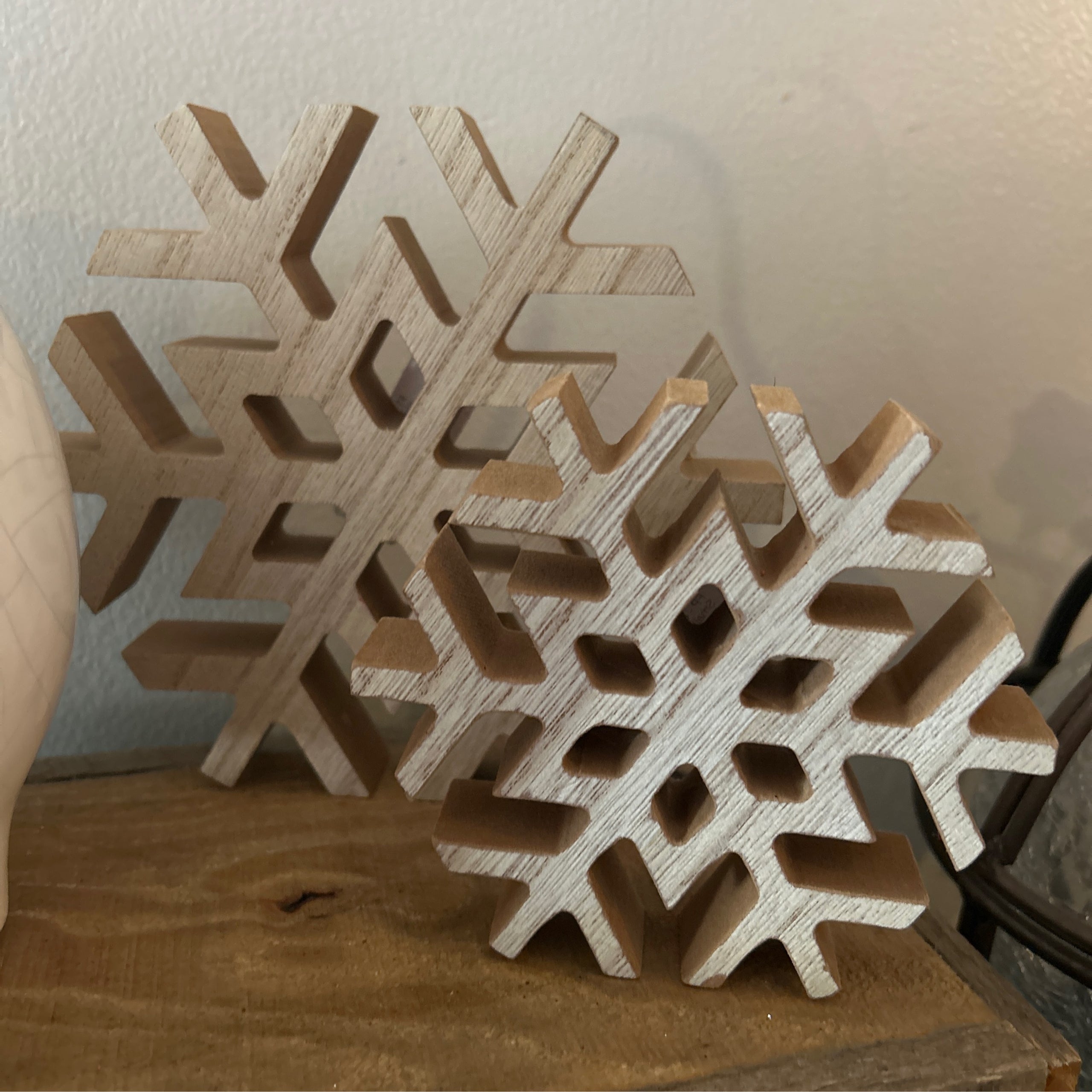 Christmas - Wooden Snowflakes